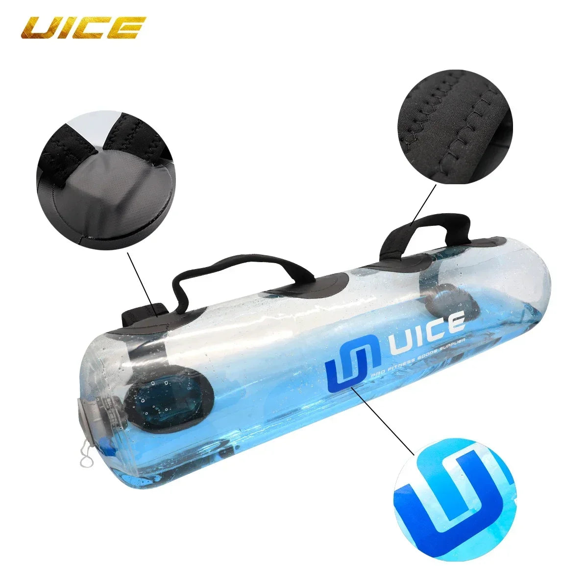 Home Gym Accessories Fitness Aqua Bag Water Filling Inflatable Balance Indoor Strength Training Weightlifting Workout Weight Bag