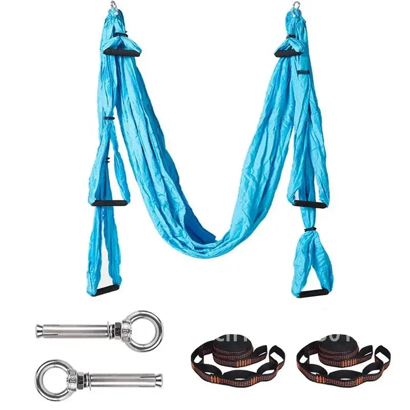 Yoga Swing Set for Home Outdoor Body Shaping Pilates Exercises Aerial Yoga Hammock Hanging Belt Inversion Trapeze