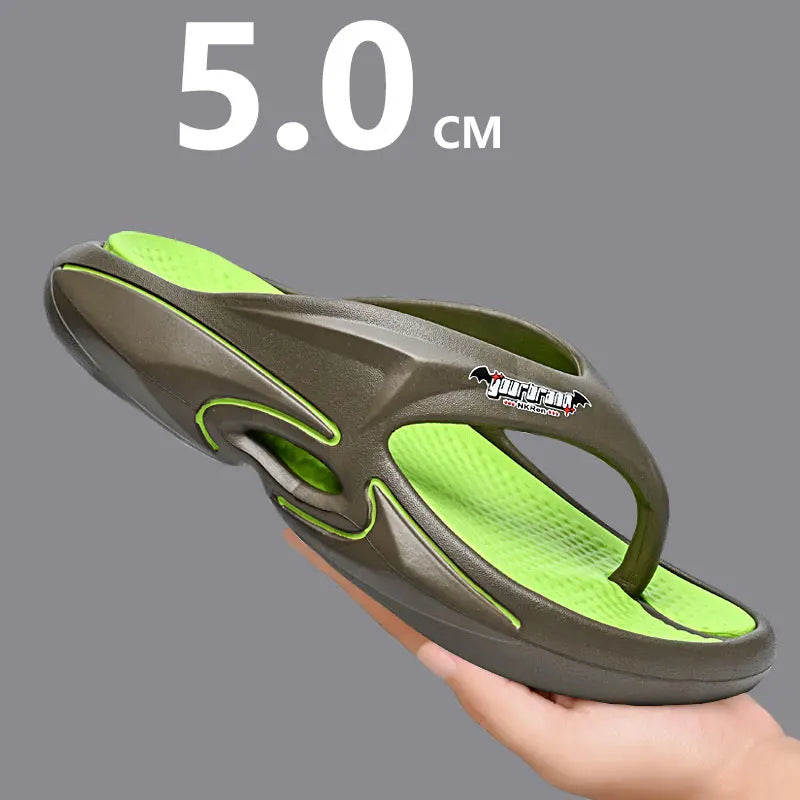 2024 New Mens Fashion Flip-flops Male Soft Slippers Comfortable Massage Summer Shoes Stylish Men Outdoor Sport Slippers Hot Sale