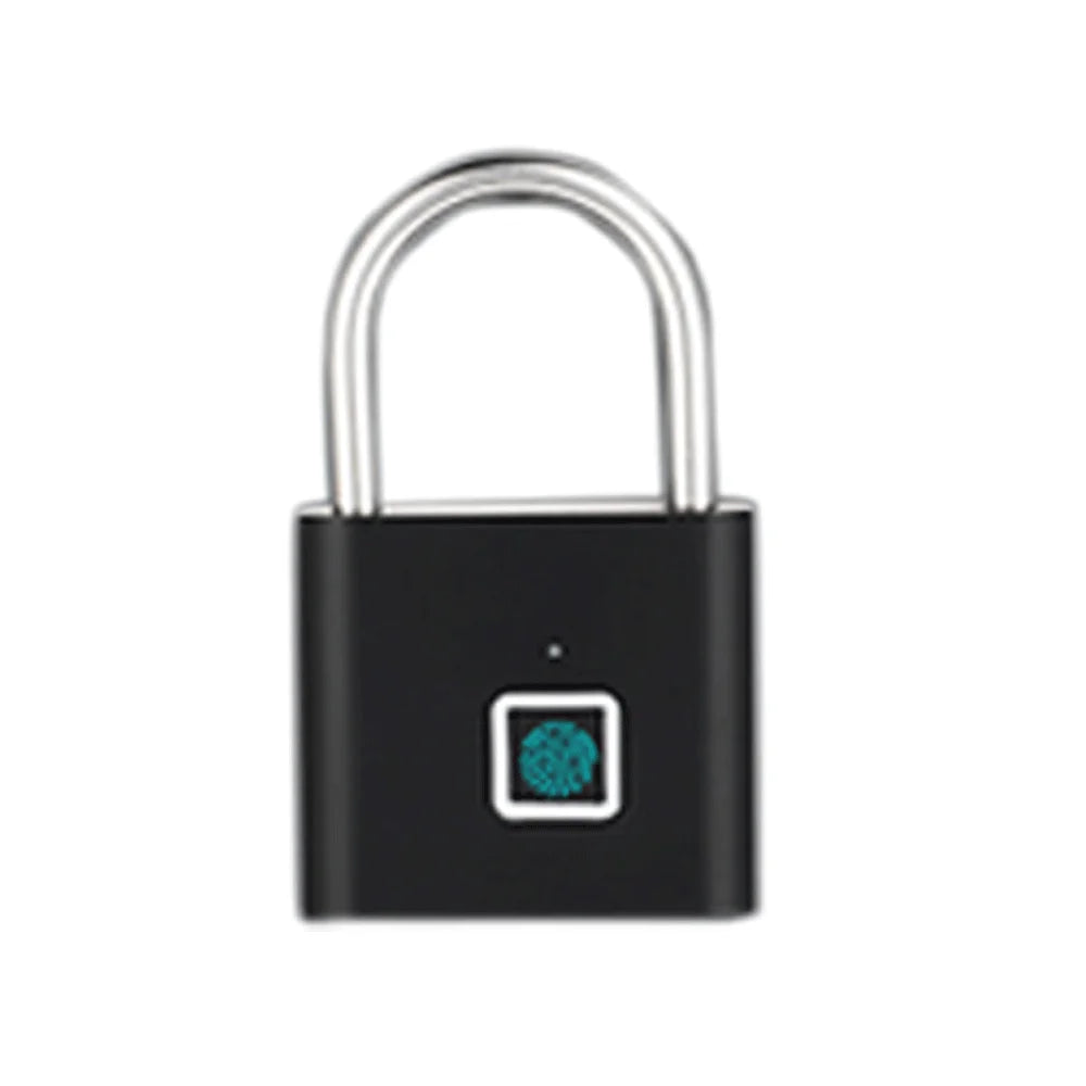 RAYKUBE P2 Smart Fingerprint Padlock Waterproof Zinc Alloy Biometric Padlocks With Buit-in Rechargeable Battery USB Charge