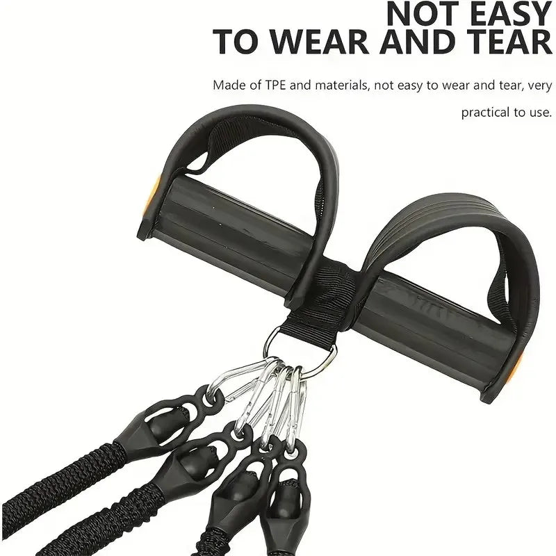 Men Fitness Pedal Type Tensioner Sports Weight Loss Thin Belly Yoga Shaping Exercise Resistance Band At Home