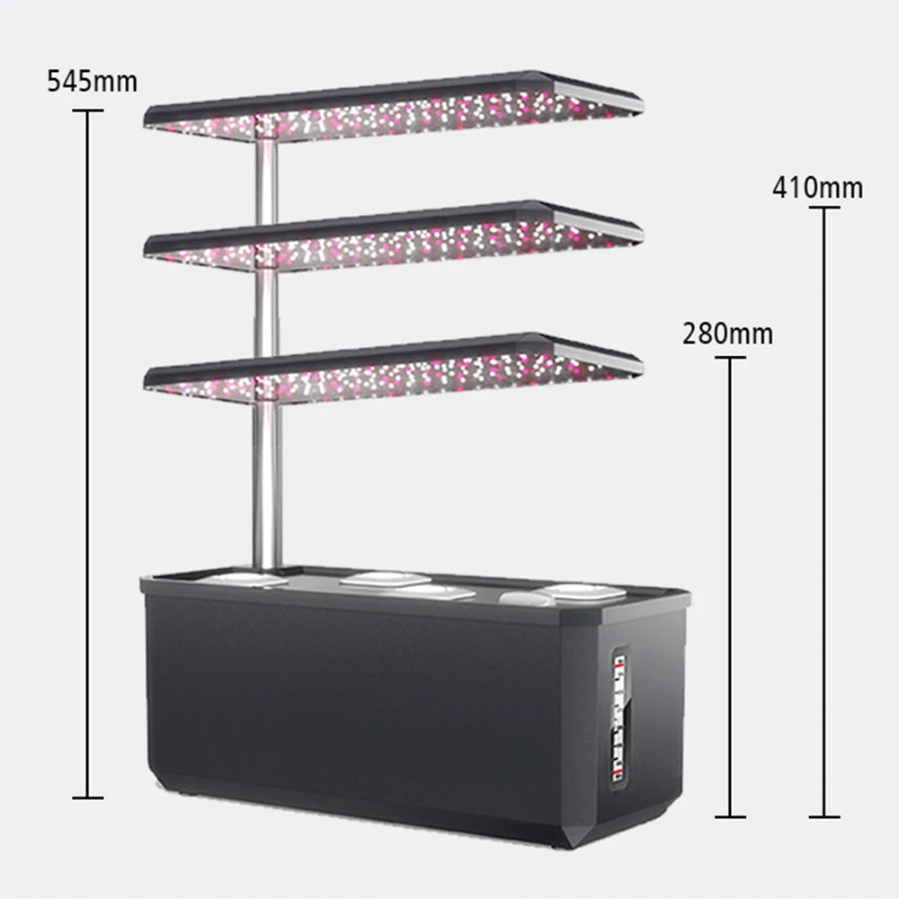 Hydroponics Growing System With Indoor Plant Full Spectrum Led Grow Light Non-toxic Soilless Smart Planting Indoor Garden