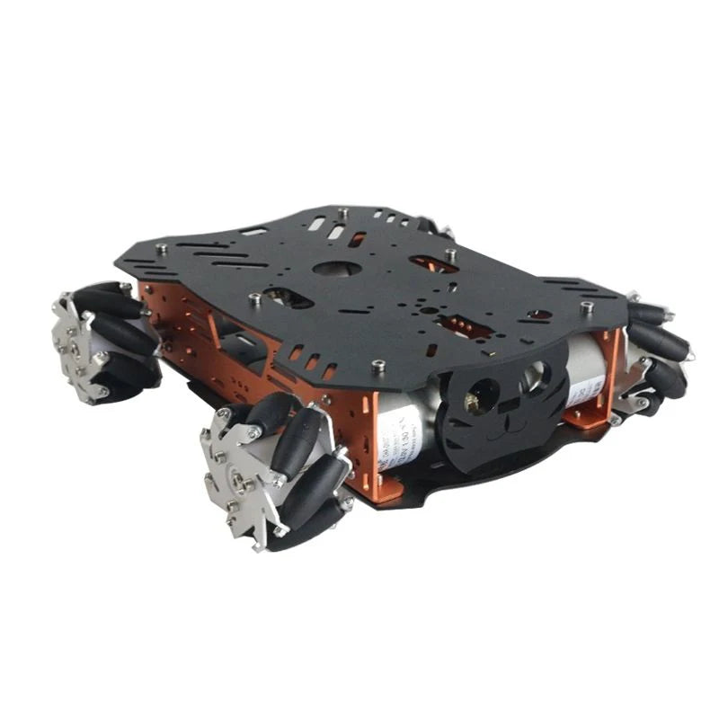 10-25Kg Load RC Tank Metal Mecanum Wheel Robot Car for Arduino Robot DIY Kit with 12V Encoder Motor Ps2 UNO Programmable Robot