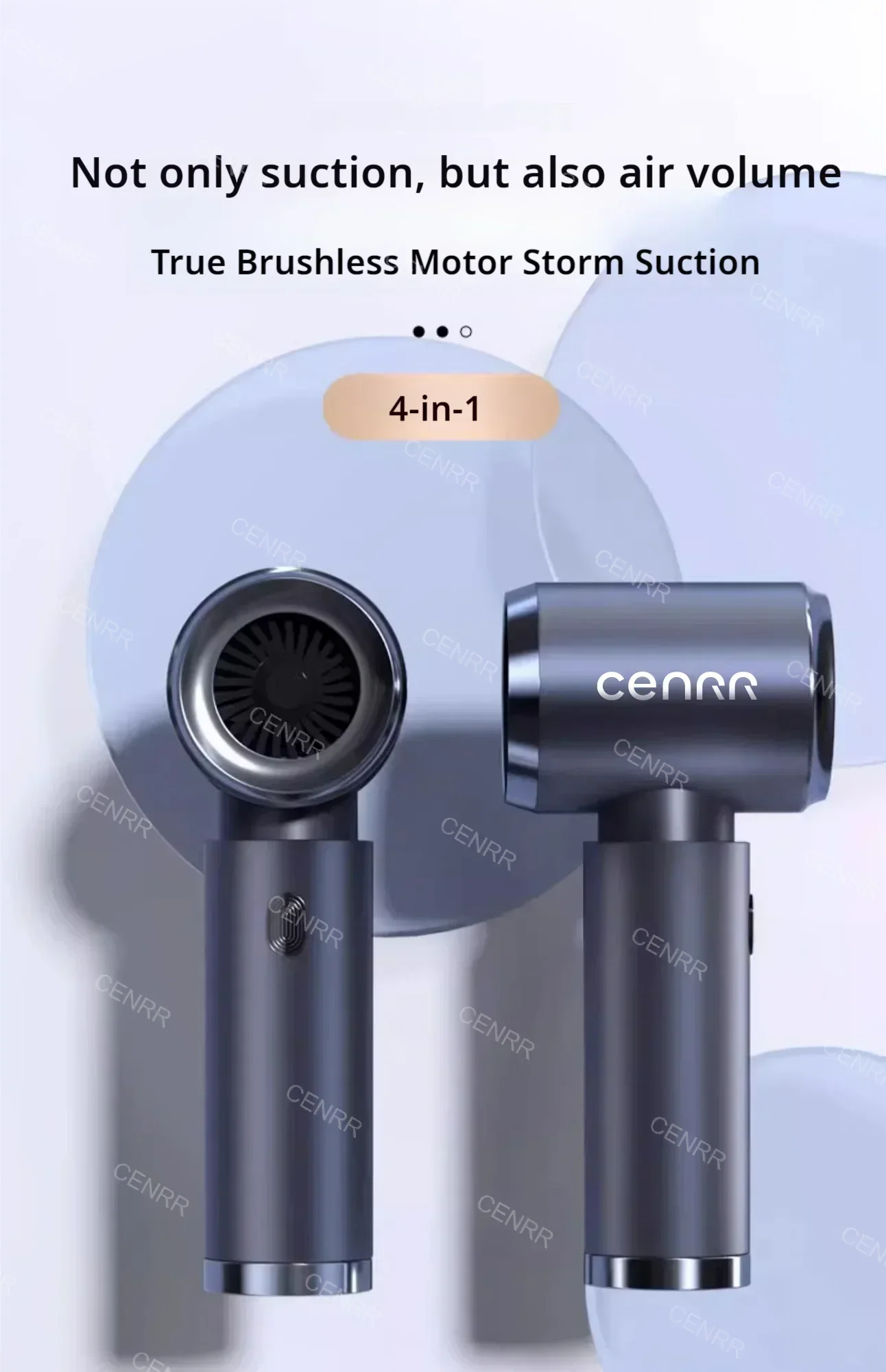CENRR Car Vacuum Cleaner High Suction 210000PA Wireless Vacuum Cleaner Cordless Vacuum Cleaner High Pressure Cleaning Machine