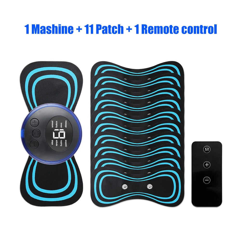 EMS Neck Massager Electric Cervical Vertebra Massage Patch for Relieve Relax Muscle Fatigue Relaxation Portable Neck Stretcher