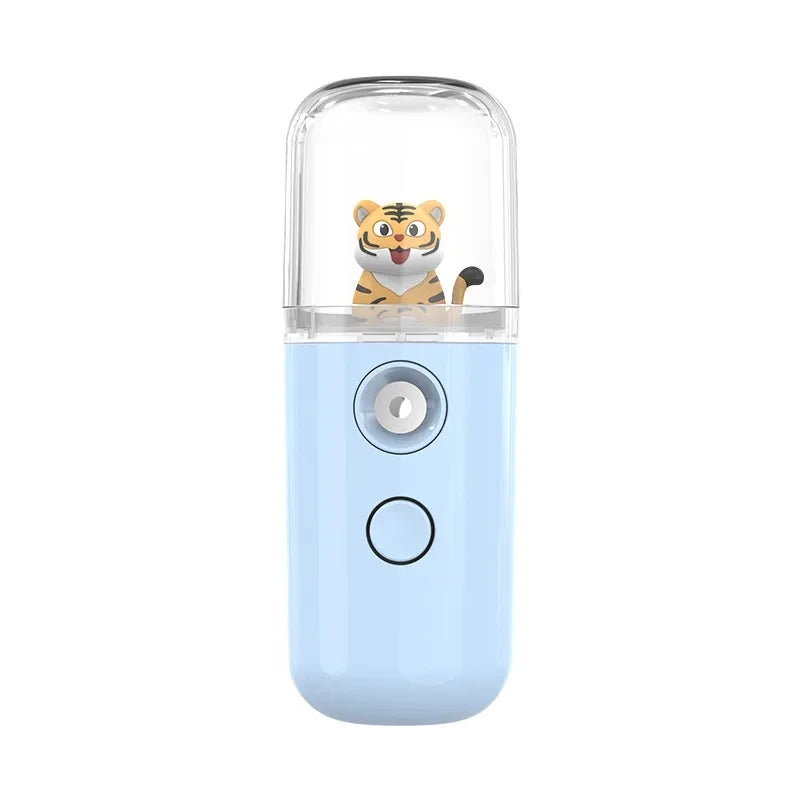 USB Mini Humidifier Facial Steamer Moisturizing Mist Sprayer Rechargeable Nebulizer Beauty Instruments Face Skin Care Tools