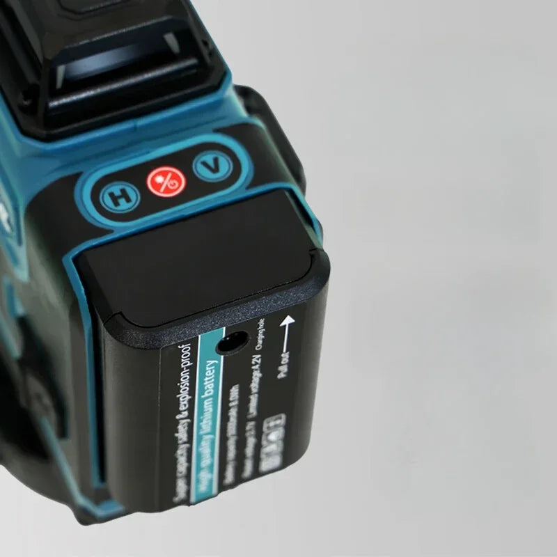 Makita 3D-4D 16Lines Laser Level 12V MAX CXT XPT Lithium-Ion Self-Leveling 360° 3-Plane Green Laser Level Measuring Instrument