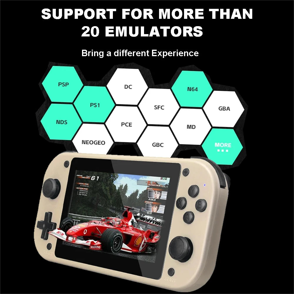 M17 Retro Handheld Game Console with 30000+ Games 4.3-inch IPS Screen Video Games Consoles Open Source Retro Gaming Console