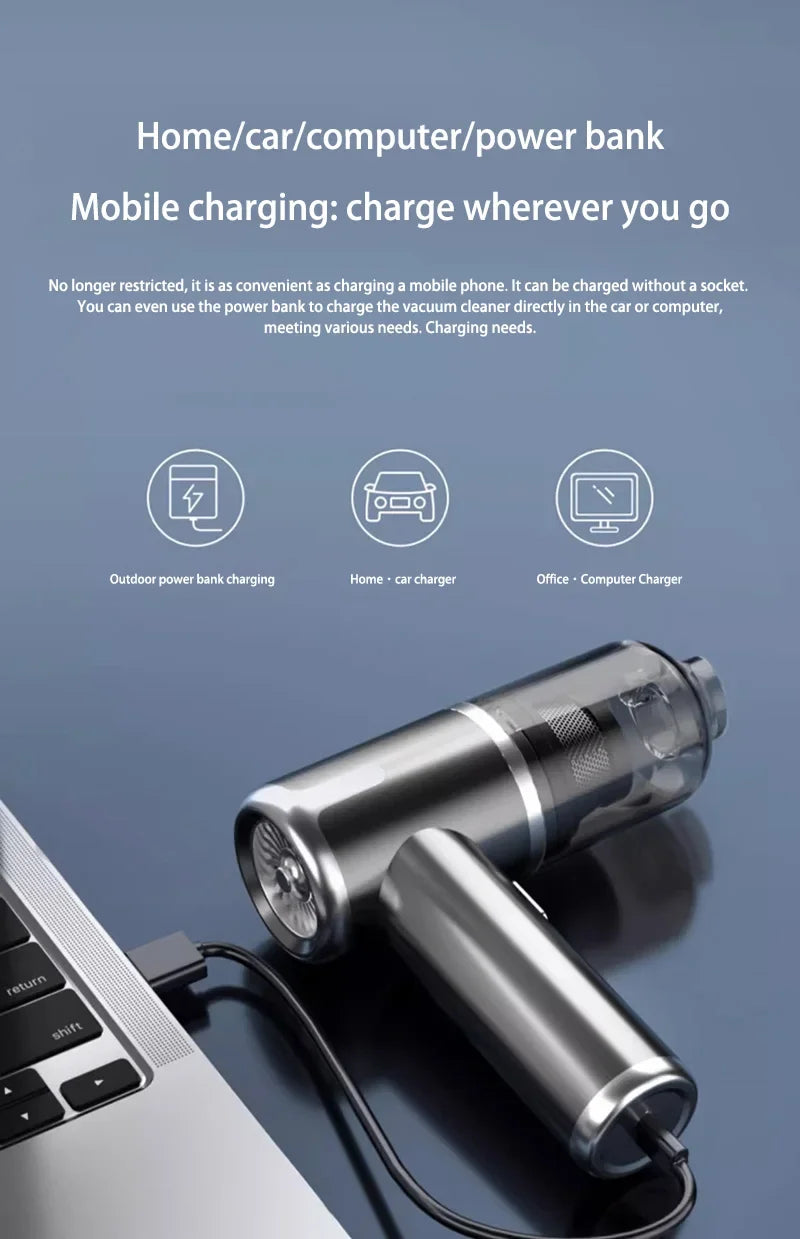 Xiaomi MIJIA 4 in 1 Car Vacuum Cleaner 2990000pa Powerful Handheld Clean Machine Wireless Portable Vacuum Clean Home Appliance