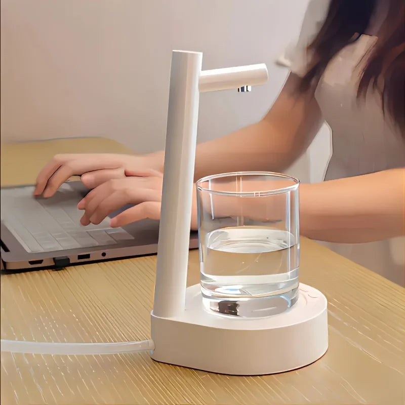 Electric gallon pump desktop water dispenser, rechargeable water bottle pump, automatic water dispenser