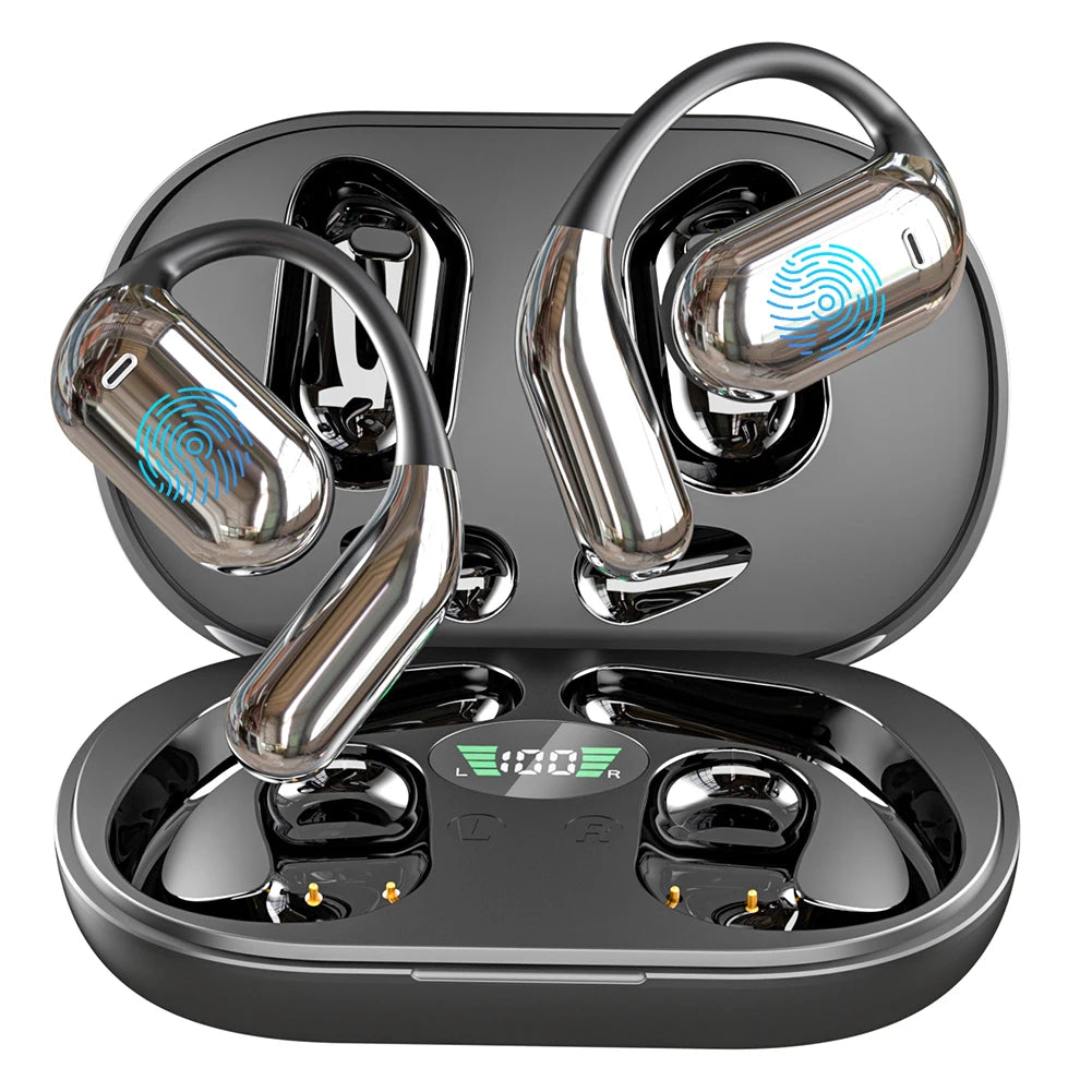 3-in-1 AI Translator Earbuds Bluetooth 144 Languages Music Playing Real Time Language Translator Earbuds for Business Learning
