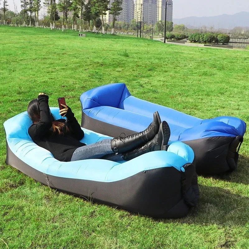 Portable Air Sofa with Small Storage Volume, Inflatable Sofa, Amphibious Seat,Travel, Hiking, Picnic Supplies, Camping Equi