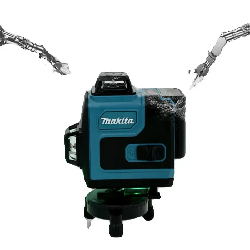 Makita 3D-4D 16Lines Laser Level 12V MAX CXT XPT Lithium-Ion Self-Leveling 360° 3-Plane Green Laser Level Measuring Instrument