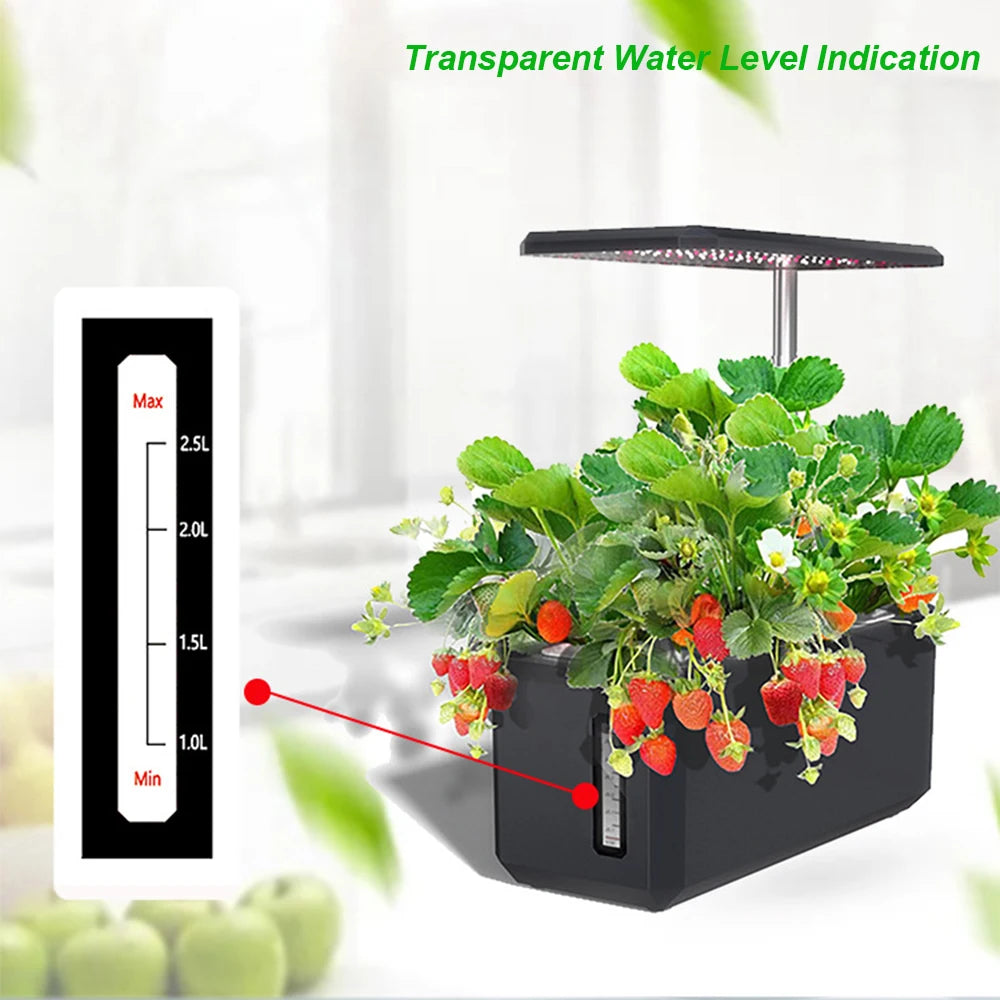 Hydroponics Growing System With Indoor Plant Full Spectrum Led Grow Light Non-toxic Soilless Smart Planting Indoor Garden