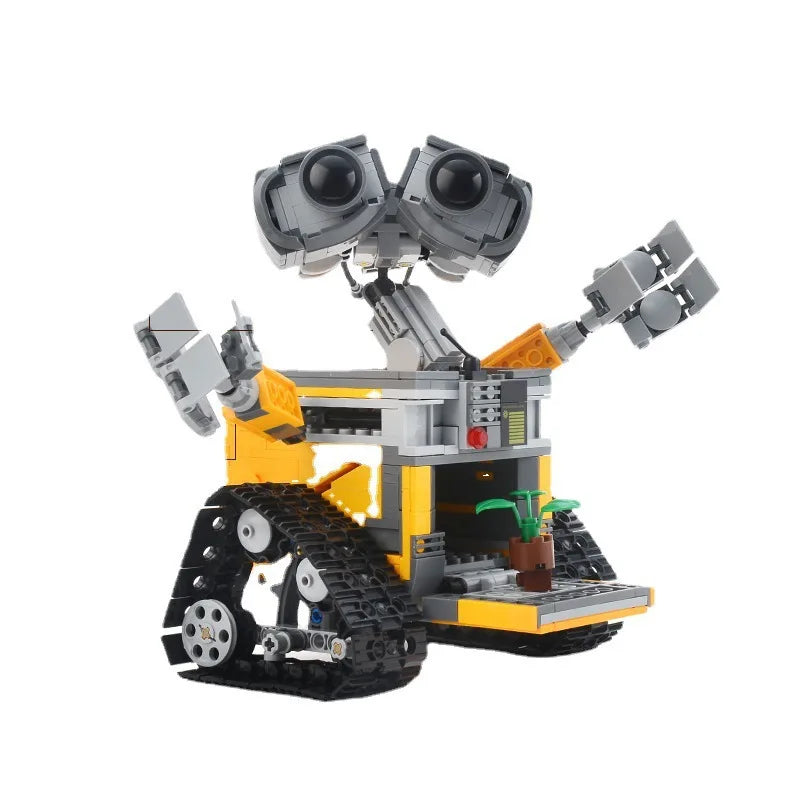 Robot Mobilization Is Compatible With Lego Puzzle Building Blocks Children'S Toys Wall-E Assembly Building Block Model Toy Gifts
