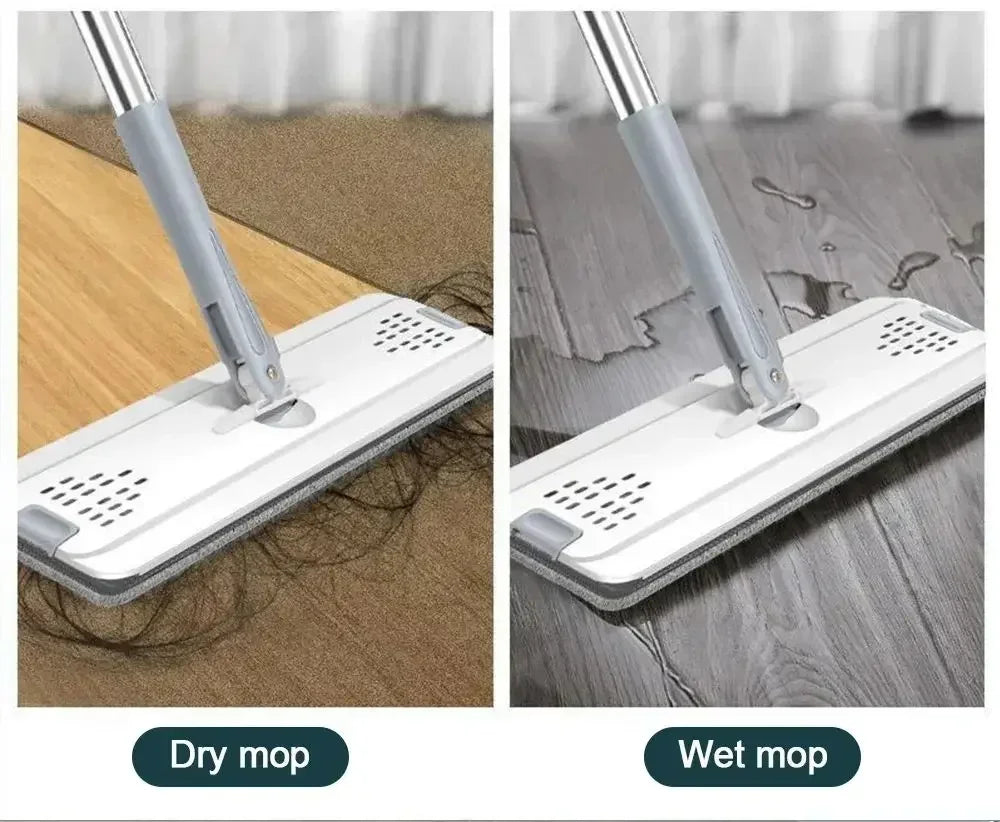 Mops with Bucket Thickened mop Clear Water Separation Lazy No Hand-Washing Squeeze Automatic Dewatering Broom Floor Cleaning Mop