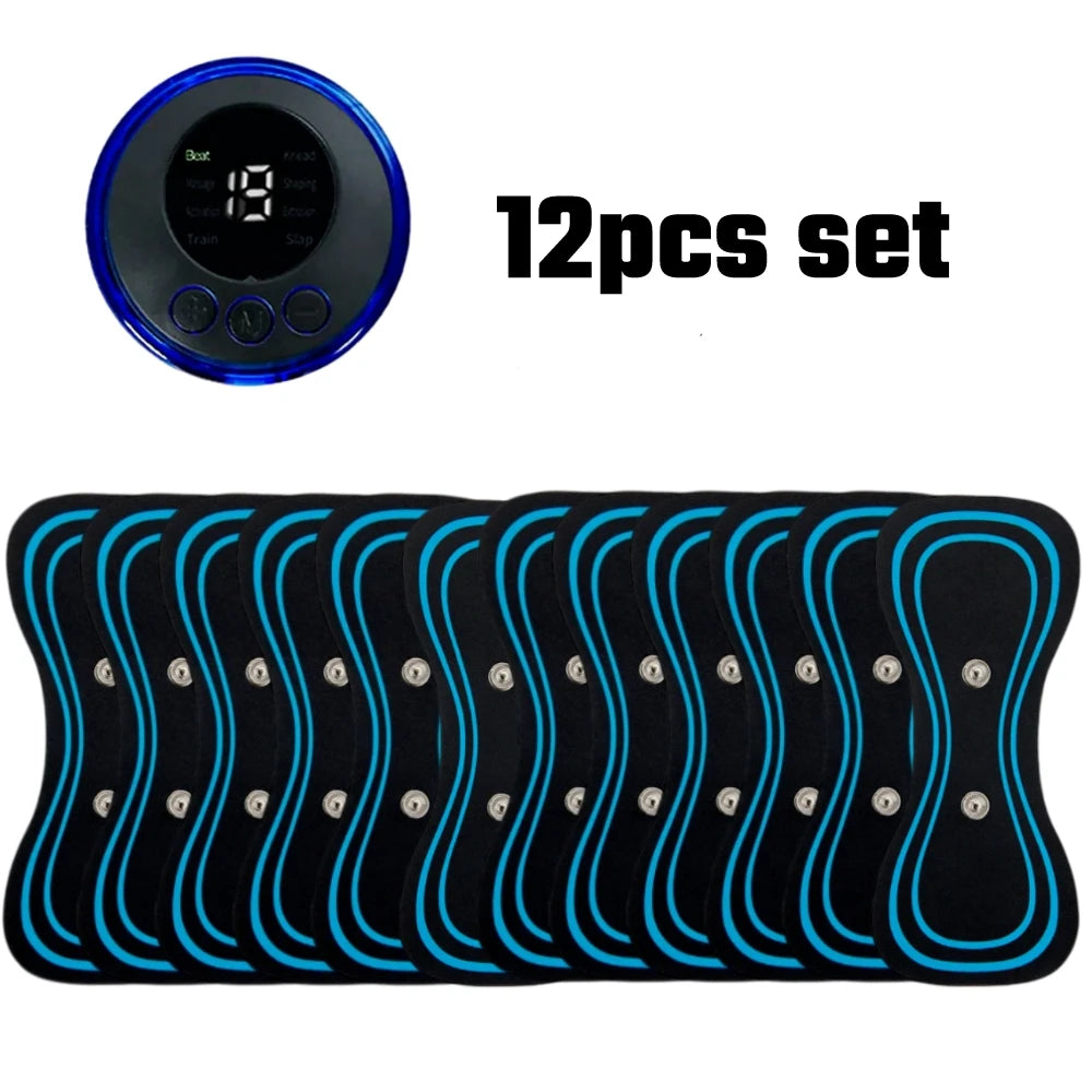 8 Modes Rechargeable Neck Massager EMS Low Frequency Pulse Massager For Muscle Relaxation Relief The Pain