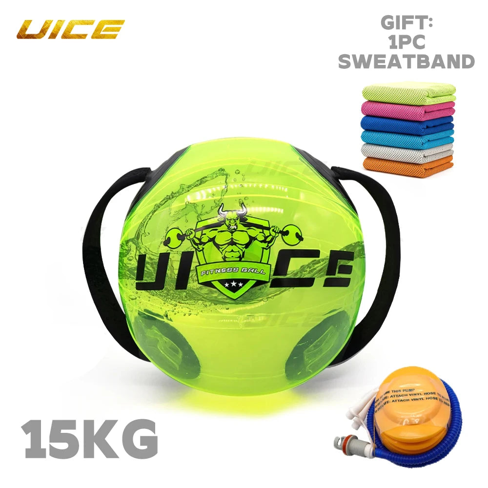 Gym Accessories Aquabag Fitness 15KG Fitness Aqua Ball Weightlifting Sports Water Heavy Duty Power Bags Water Sports