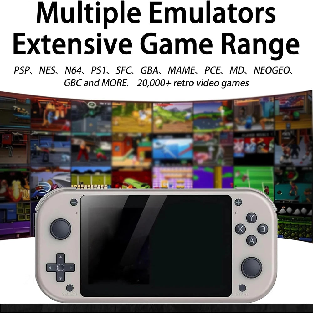 M17 Retro Handheld Game Console with 30000+ Games 4.3-inch IPS Screen Video Games Consoles Open Source Retro Gaming Console
