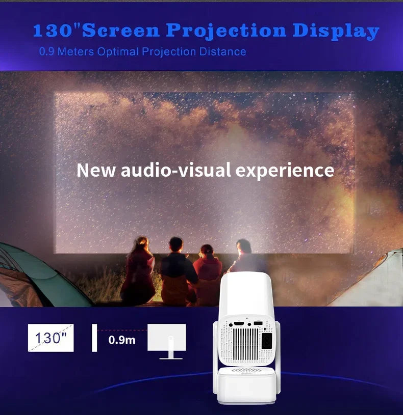 P30 PRO Smart Mini Projector Android 11 WiFi6 Support 4K 1080P BT5.0 Projector 1280*720P Home Cinema Portable Projector