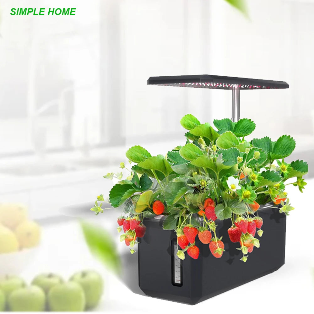 Hydroponics Growing System With Indoor Plant Full Spectrum Led Grow Light Non-toxic Soilless Smart Planting Indoor Garden