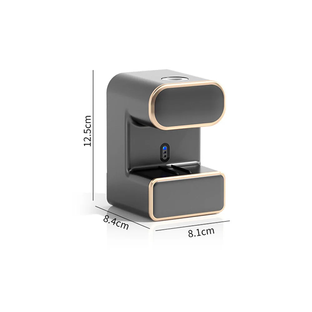 Automatic Sensor Toothpaste Dispenser with 3 Toothpaste Slots Wall Mounted Electric Toothpaste Squeezer for Bathroom Accessories