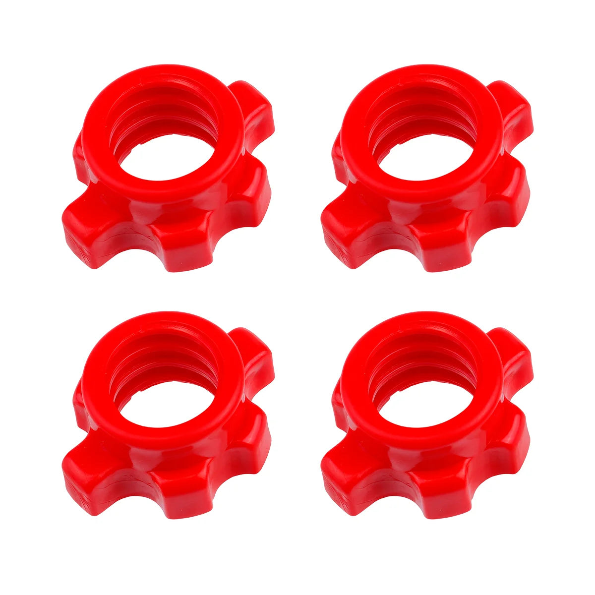 4 Pcs Dumbbell Bar Nut Barbell Fixing Accessories Home Gym Equipment Dumbles Weights Dumbbells Bar-bell Screws Fitness