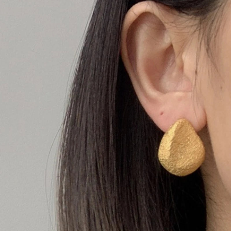 Bilandi Modern Jewelry European and American Design Metal Irregular Earrings For Women Party Gifts Cool Trend Ear Accessories
