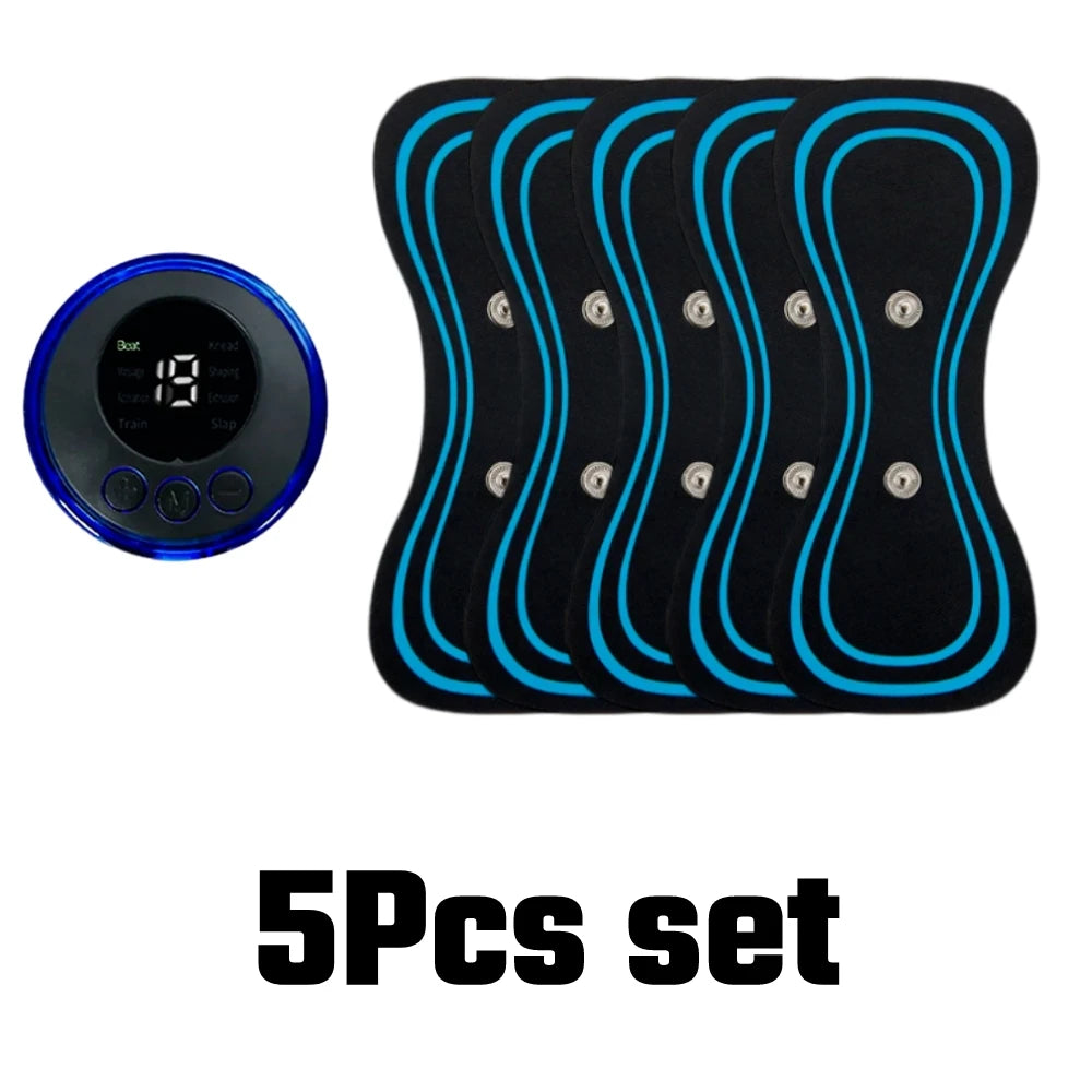 8 Modes Rechargeable Neck Massager EMS Low Frequency Pulse Massager For Muscle Relaxation Relief The Pain