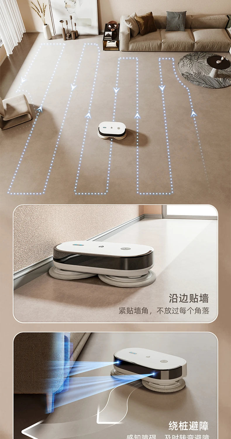 Smart Mopping Robot Sweeping Robot Household Full Automatic Mopping Washing Dedusting Clean Mop Machine Robot Cleaner