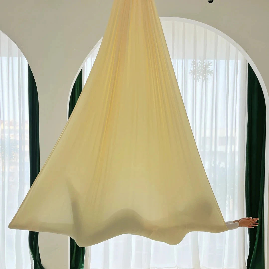 6m Aerial Yoga Hammock Fabric Aerial silks Yoga Swing Fitness Stretch Belt For GYM Indoor Yoga Studio