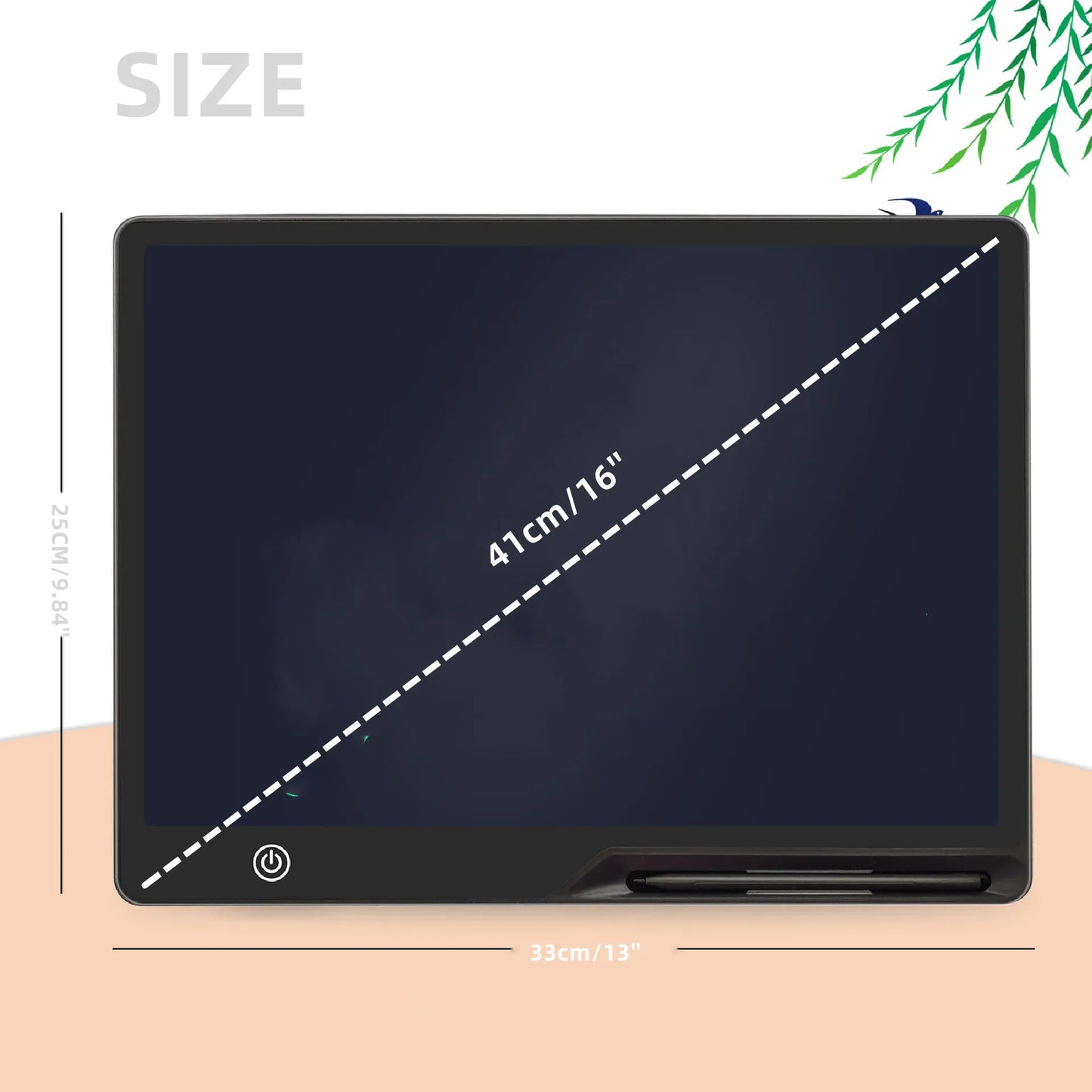16inch/41cm USB Rechargeable LCD Writing Tablet, Birthday, Christmas, Or Halloween Gift