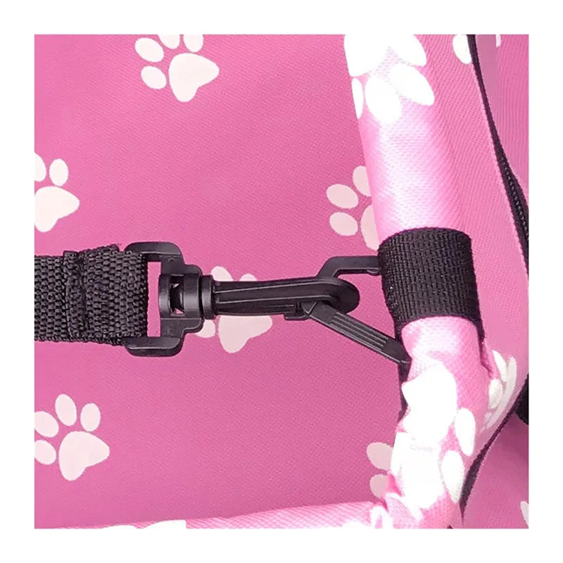 High Quality Pet Dog Car Booster Seat Pet Mesh Puppy Safety Belt Stable Foldable Travel Pet Dog Car Seat Booster Basket