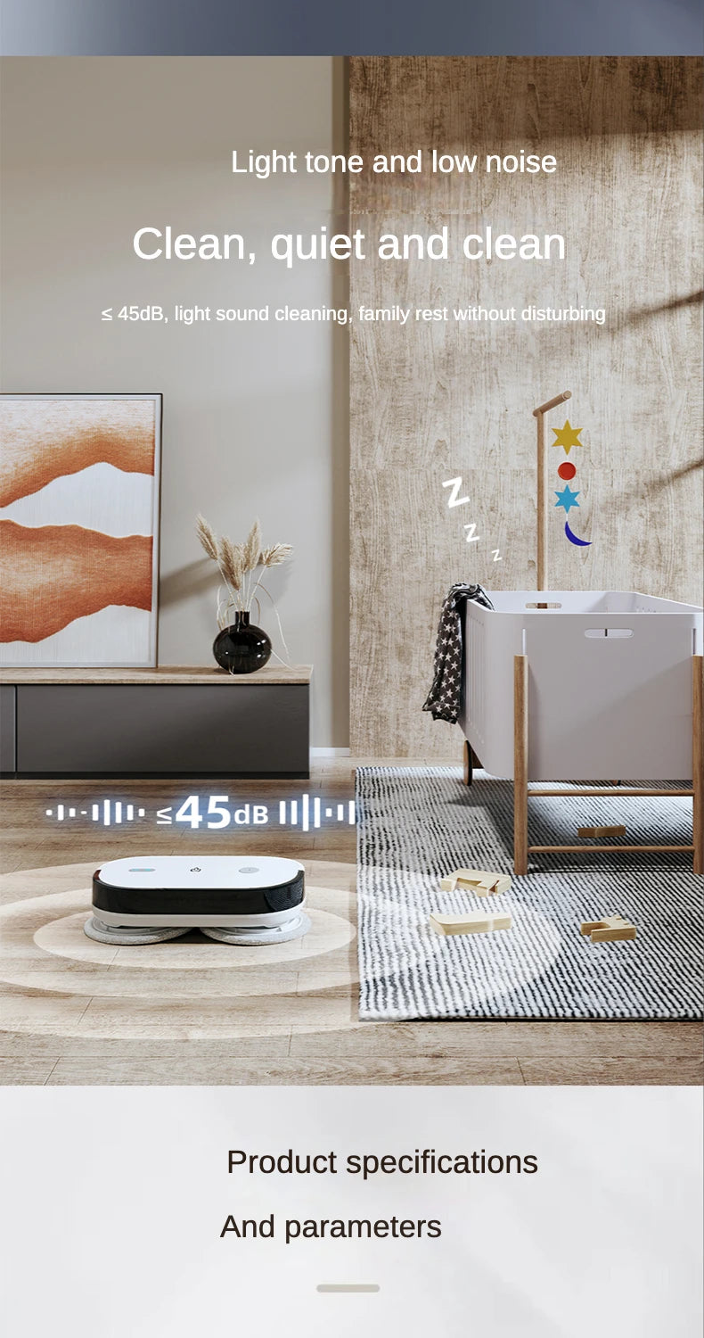 Smart Mopping Robot Sweeping Robot Household Full Automatic Mopping Washing Dedusting Clean Mop Machine Robot Cleaner