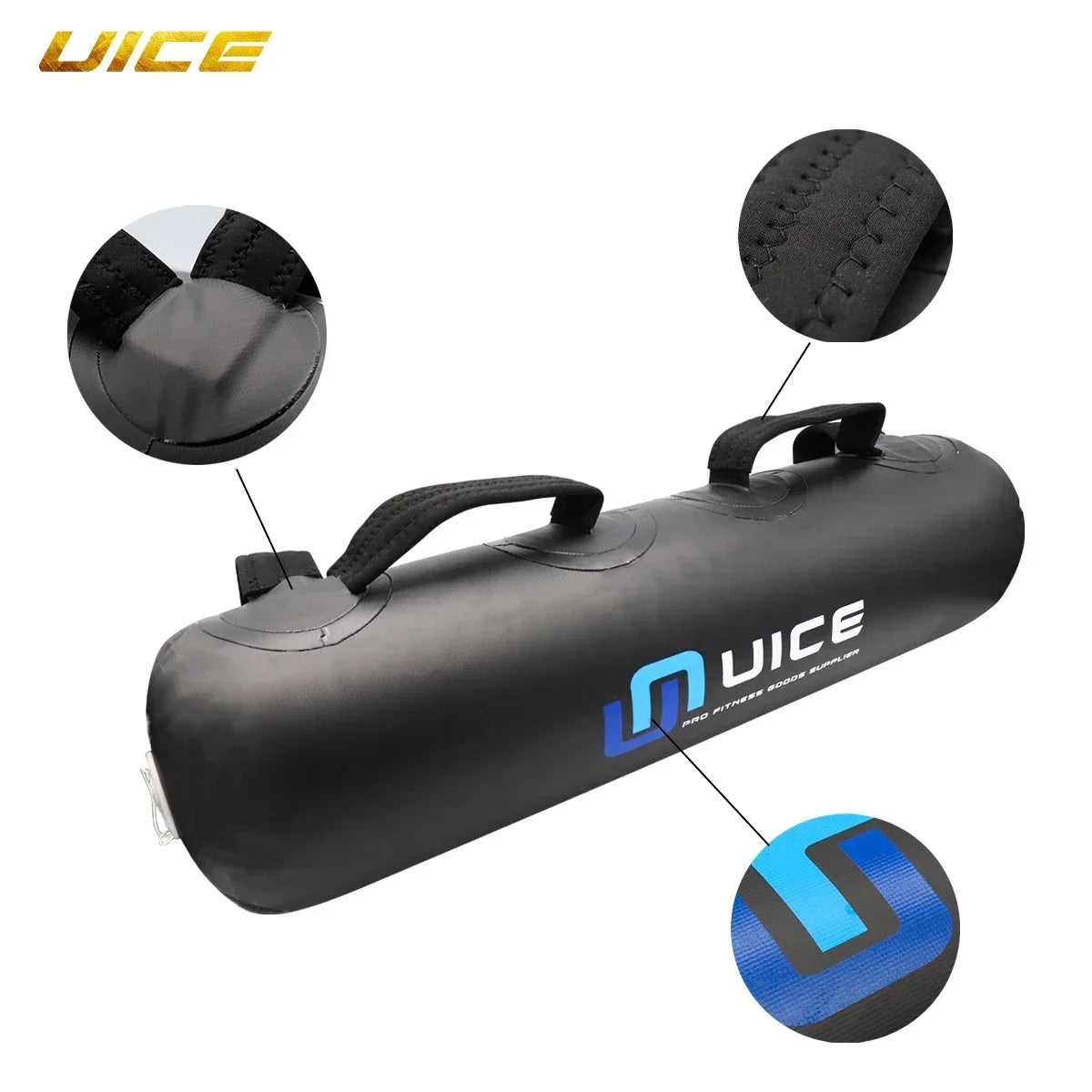 Home Gym Accessories Fitness Aqua Bag Water Filling Inflatable Balance Indoor Strength Training Weightlifting Workout Weight Bag