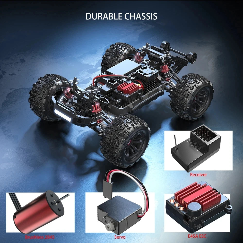 Hyper Go MJX 16207 16208 16209 16210 1/16 4WD RC Car 70KM/H Brushless RC Racing Car Remote Control Cars Off-Road Truck Toys