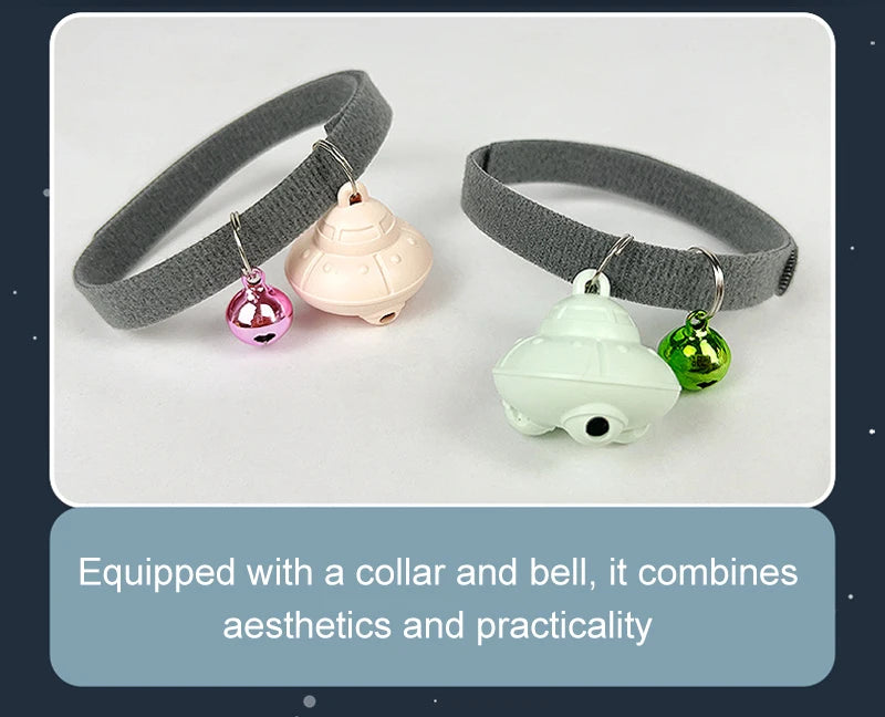 Cat Laser Toy Pointer Cat Collar Automatic Interactive Cat Toy for Kittens Dogs Game USB Charging Electric Training Pet Items