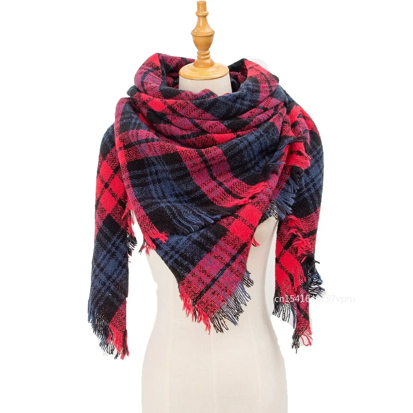 Newest Designer Scarf women luxury Plaid Scarves Shawls Brand Knitted Cashmere Bufandas Invierno Mujer Fashion Bandana Wrap