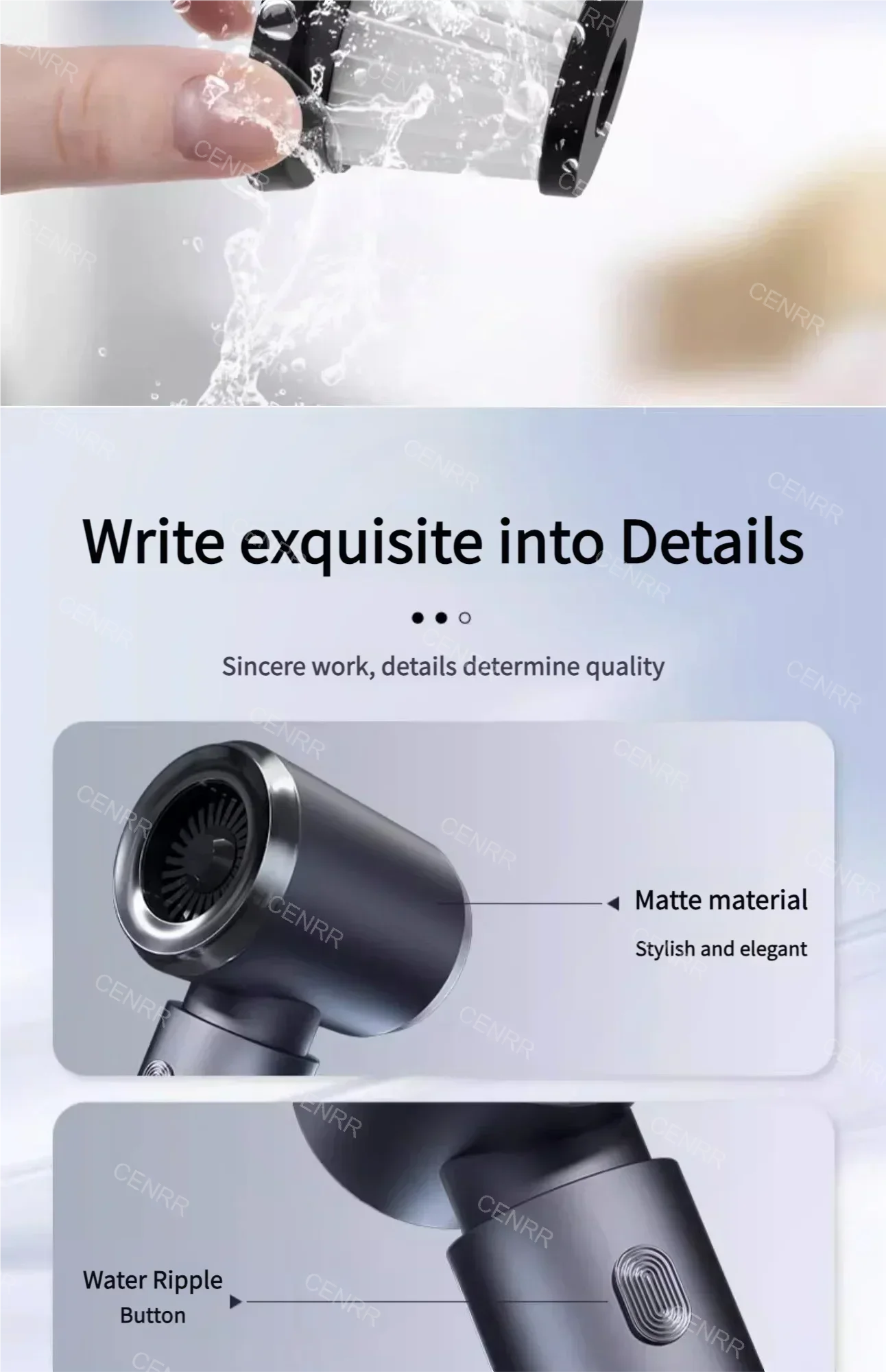 CENRR Car Vacuum Cleaner High Suction 210000PA Wireless Vacuum Cleaner Cordless Vacuum Cleaner High Pressure Cleaning Machine
