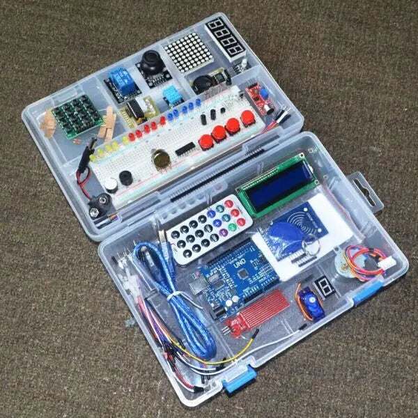 RFID Learn Suite Kit LCD 1602 Upgraded Advanced Version Starter Kit for Arduino UNO R3 Open Source Programmable Robot DIY Kit