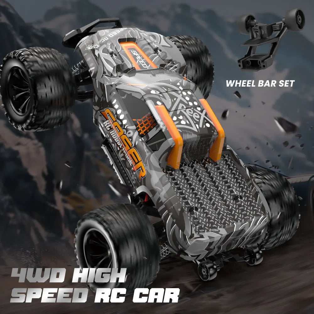 1:14 70KM/H Or 50KM/H 4WD RC Car With LED Remote Control Cars High Speed Drift Monster 4x4 Truck for Kids vs Wltoys 144001 Toys