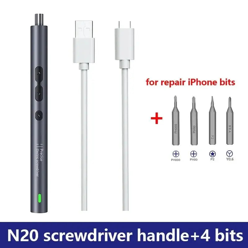 6 in 1 Electric Screwdriver Precision Sets Power Tools Rechargeable Magnetic Mini Small Bits for Xiaomi Mobile Cell Phone Repair
