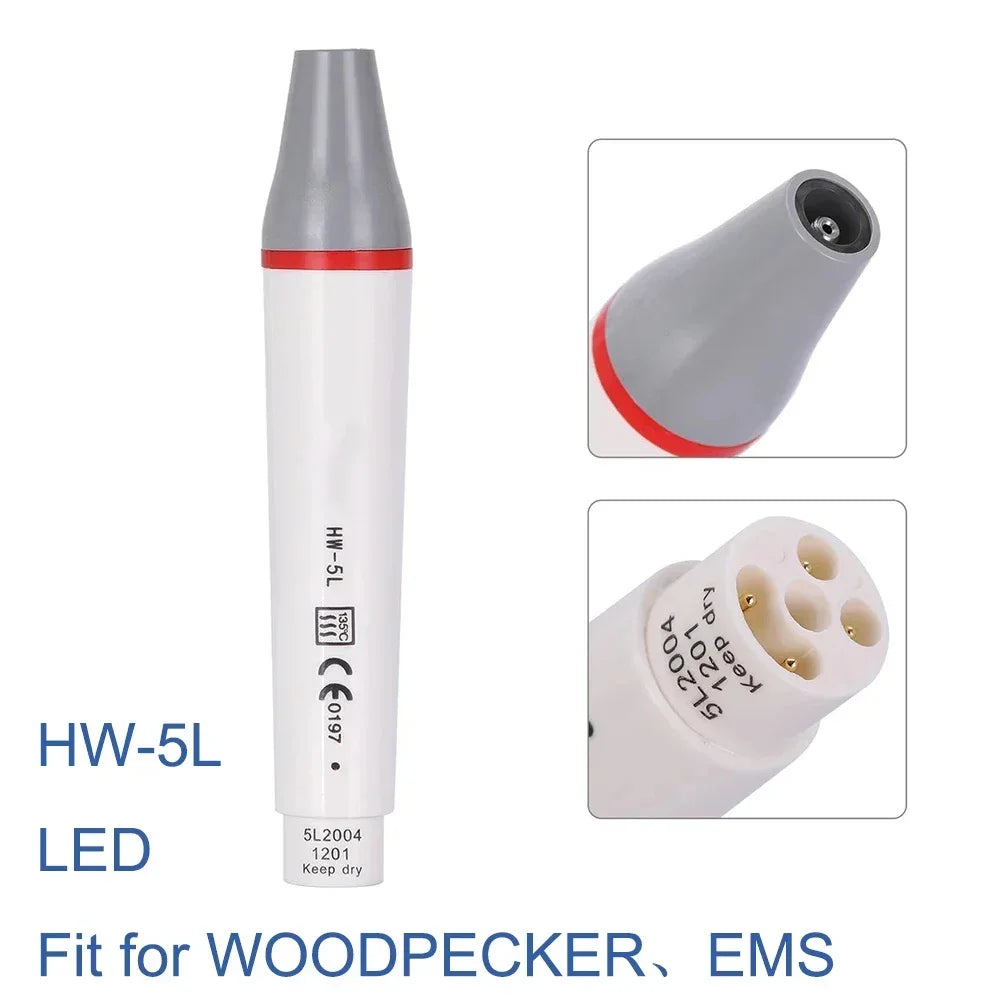 Dental Ultrasonic Piezo Scaler Handpiece Fit for SATELEC EMS Dental Ultrasonic Scaler 135° Sterilized Instrument Dentistry