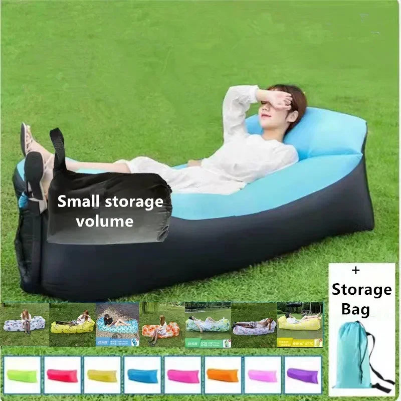 Portable Air Sofa with Small Storage Volume, Inflatable Sofa, Amphibious Seat,Travel, Hiking, Picnic Supplies, Camping Equi
