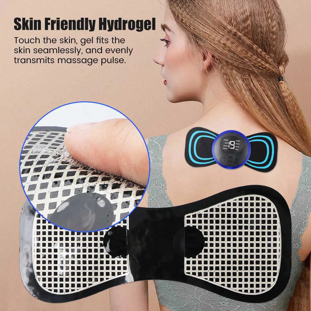 Electric Pulse Neck Massager Cervical Mini Massage Relax Cushion for Shoulder Leg Cervical Body Muscle Stimulator Relief Pain