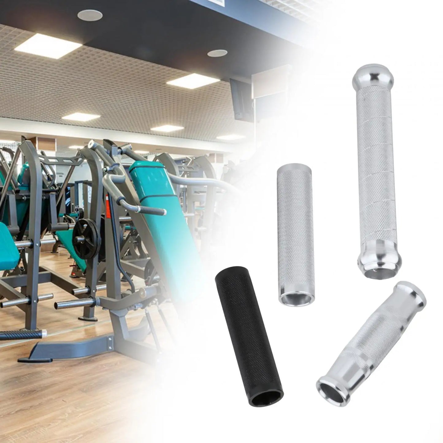 Aluminum Alloy Handle Fitness Equipment Accessories for Strength Training Fitness Home Gym Men Women Bodybuilding