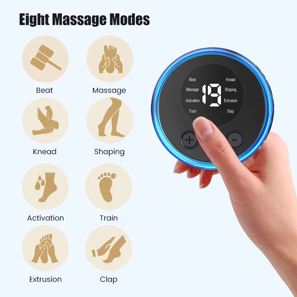 EMS Neck Massager Electric Cervical Vertebra Massage Patch for Relieve Relax Muscle Fatigue Relaxation Portable Neck Stretcher