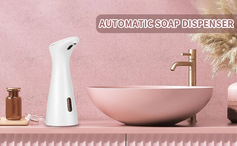 Xiaomi Automatic Sensor Soap Dispenser Infrared Sensing 6.76 oz Battery Powered for Bathroom Kitchen Sink Hotel and Restaurant