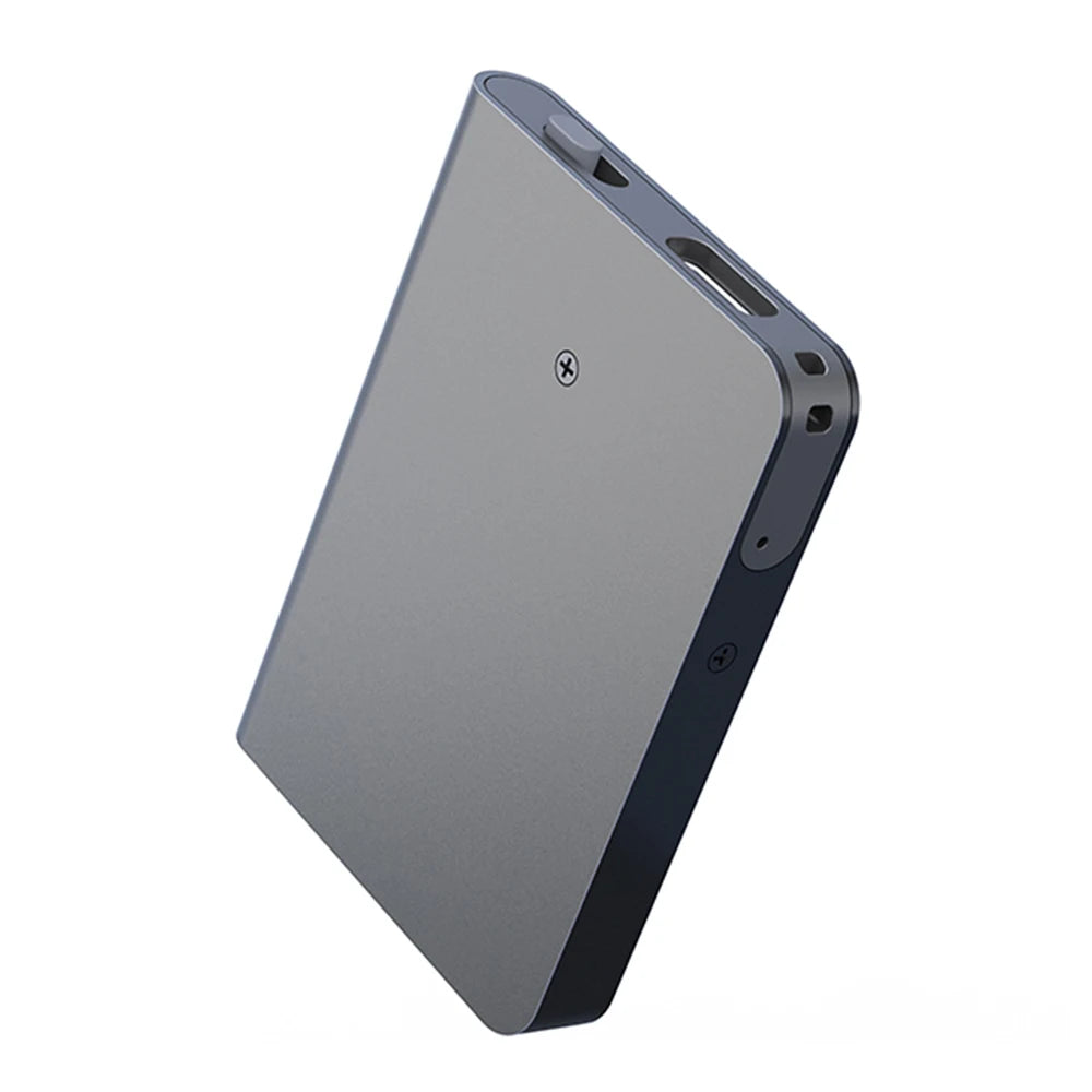 AI Intelligent Activated Digital Voice Recorder Sound Dictaphone Transcribe Summarize Language Translation Call Audio Recording