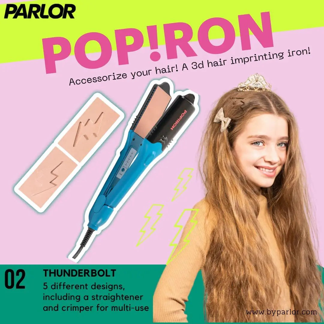 3D Image Modeling Star Hair Straightener Straight Hair Clip Curling Iron Straight Curl Dual-use Hair Curlers